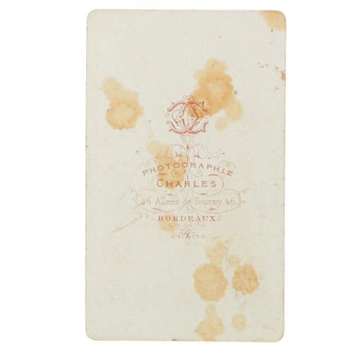 Carte de Visite Fotografo Charles