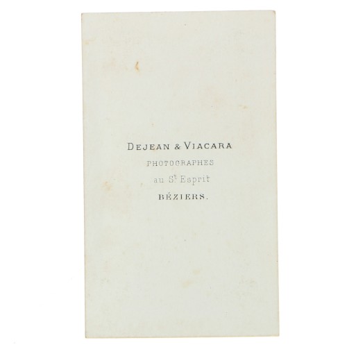 Carte de Visite Fotografo Dejean & Viacara