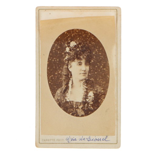 Carte de Visite Fotografo Carette