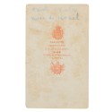 Carte de Visite Fotografo Carette