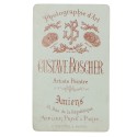 Carte de Visite Fotografo Gustave Boscher