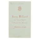 Carte de Visite Fotografo H.Billard