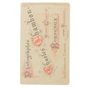 Carte de Visite Fotografo Charles Chambon