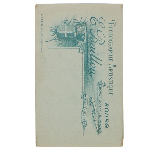 Carte de Visite Fotografo E.Baillou