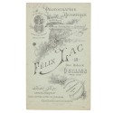 Carte de Visite Fotografo Felix Lac