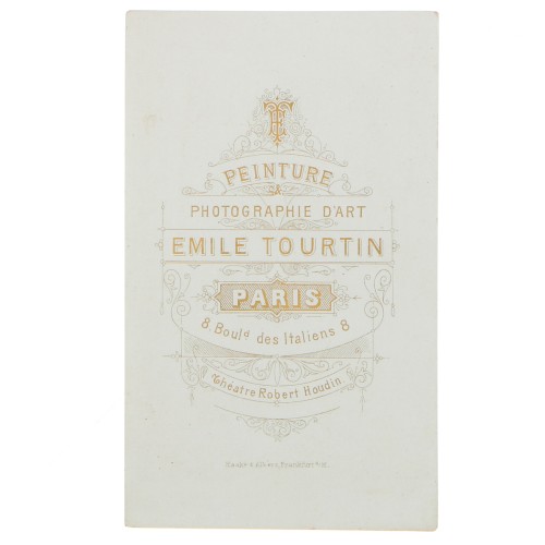 Carte de Visite Fotografo Emile Tourtin