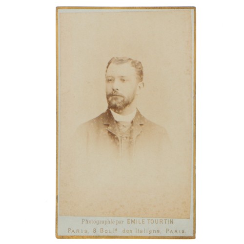 Carte de Visite Fotografo Emile Tourtin