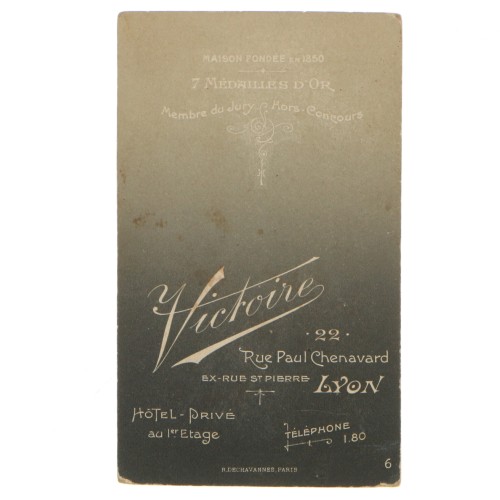 Carte de Visite Fotografo Victoire