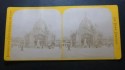 Vista estéreo de cartón Le Pome Central Exposición Universal de París 1889