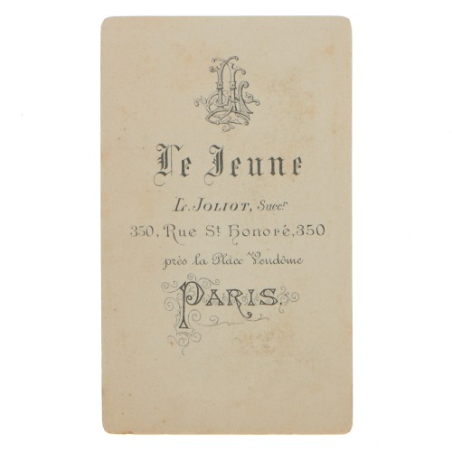 Carte de Visite Fotografo Le Jeune