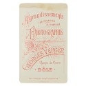 Carte de Visite Fotografo G.Verger