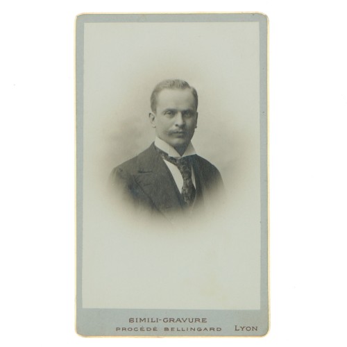 Carte de Visite Fotografo Simili Gravure