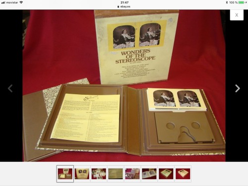 Dual stereo viewer book and stereographs Post 48
