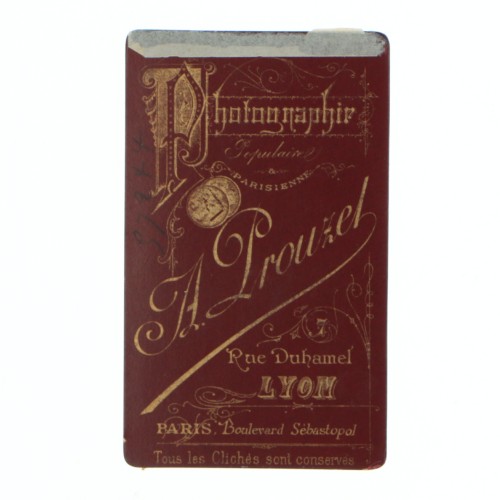 Carte de Visite Fotografo A.Prouzet