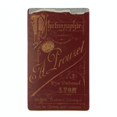 Carte de Visite Fotografo A.Prouzet