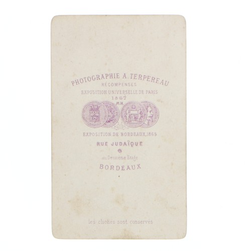 Carte de Visite Fotografo A.Terpereau