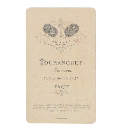 Carte de Visite Fotografo Touranchet