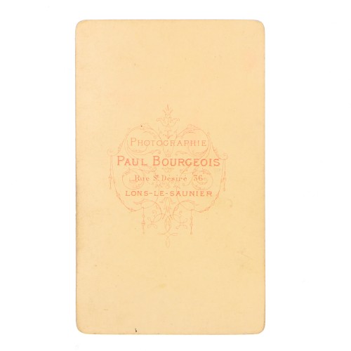 Carte de Visite Fotografo Paul Bourgeois