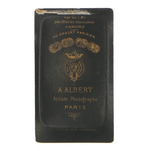 Carte de Visite Fotografo A.Albert