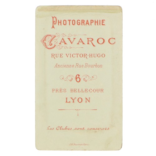 Carte de Visite Fotografo Cavaroc