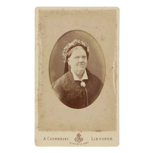 Carte de Visite Fotografo A.Courreges