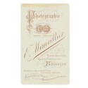 Carte de Visite Fotografo E.Mauvillier