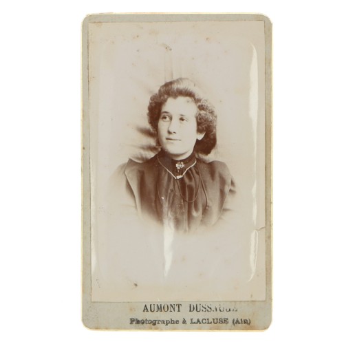 Carte de Visite Fotografo Aumont Dussauge