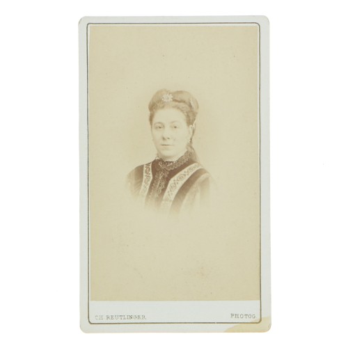 Carte de Visite Fotografo Ch.Reutlinger