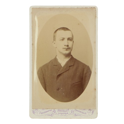 Carte de Visite Fotografo Photographie Universelle x2