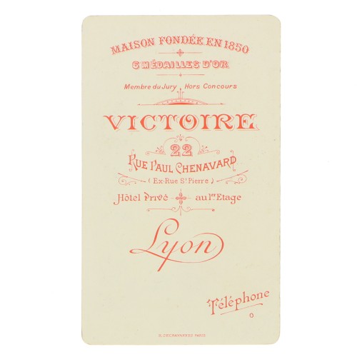 Carte de Visite Fotografo Victoire