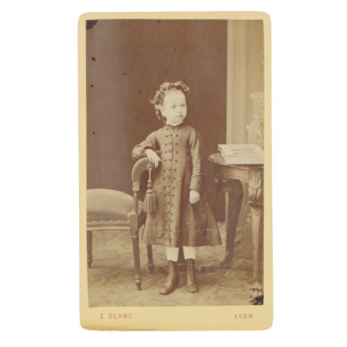 Carte de Visite Fotografo E.Blanc