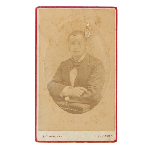 Carte de Visite Fotografo F.Chardonnet