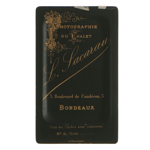 Carte de Visite Fotografo Sacarau