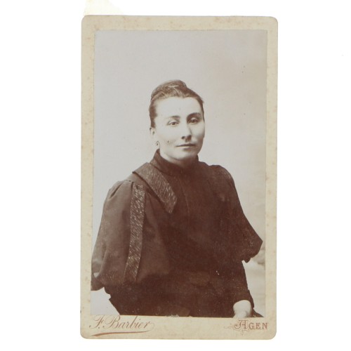 Carte de Visite Fotografo F.Barbier