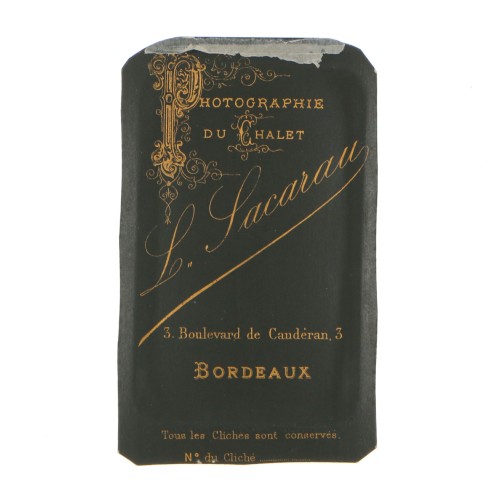 Carte de Visite Fotografo L.Lacarau