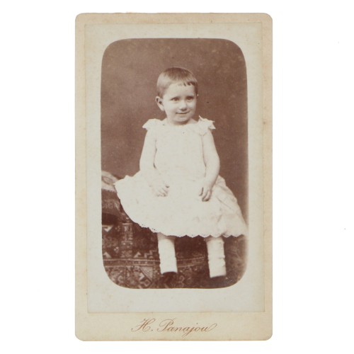 Carte de Visite Fotografo H.Lanajou