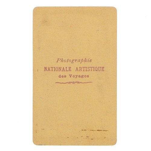 Carte de Visite Fotografo Nationale Artistique