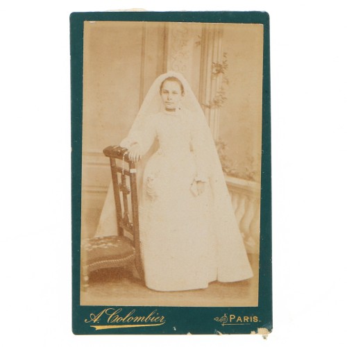 Carte de Visite Fotografo A.Colombier