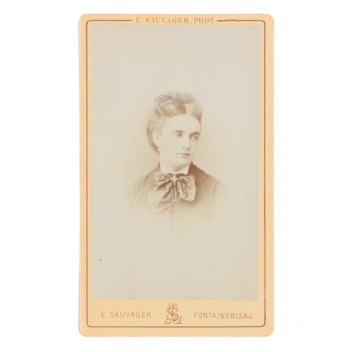 Carte de Visite Fotografo L.Sauvager