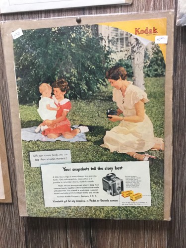 Kodak advertising sheet 1950 1877