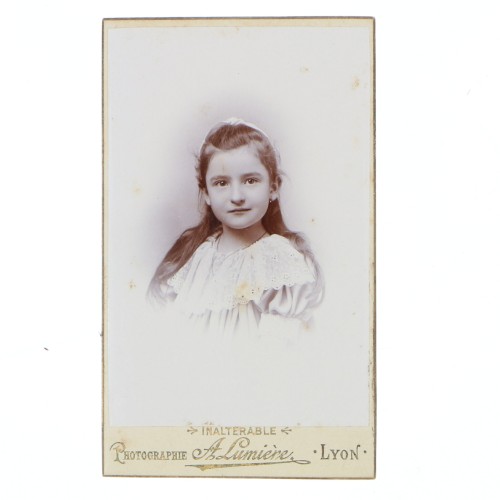 Carte de Visite Fotografo A.Lumiere