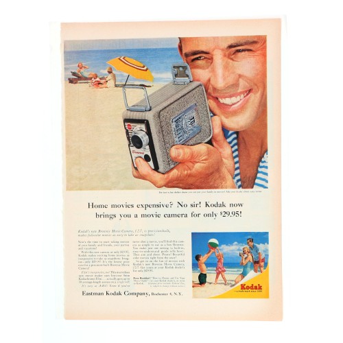 Feuille publicitaire Kodak 1956 1860