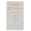 Carte de Visite Fotografo H.Cavaroc