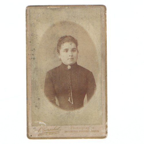 Carte de Visite Fotografo A.Gerschel