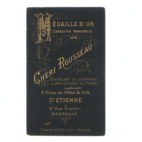 Carte de Visite Fotografo Cheri Rousseau