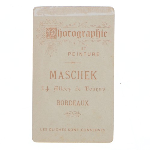 Carte de Visite Fotografo Maschek