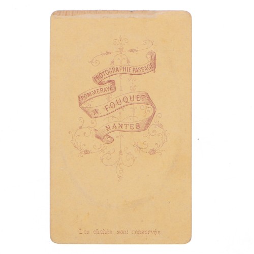 Carte de Visite Fotografo A.Fouquet