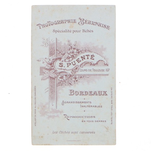 Carte de Visite Fotografo S.Puente