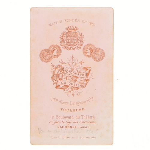 Carte de Visite Fotografo J.Allard