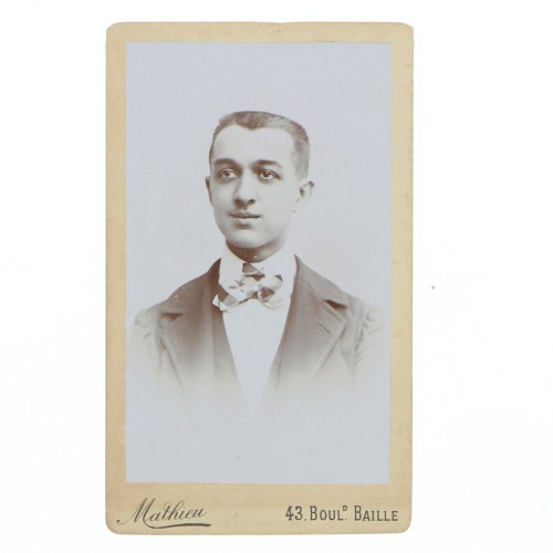 Carte de Visite Fotografo Mathieu